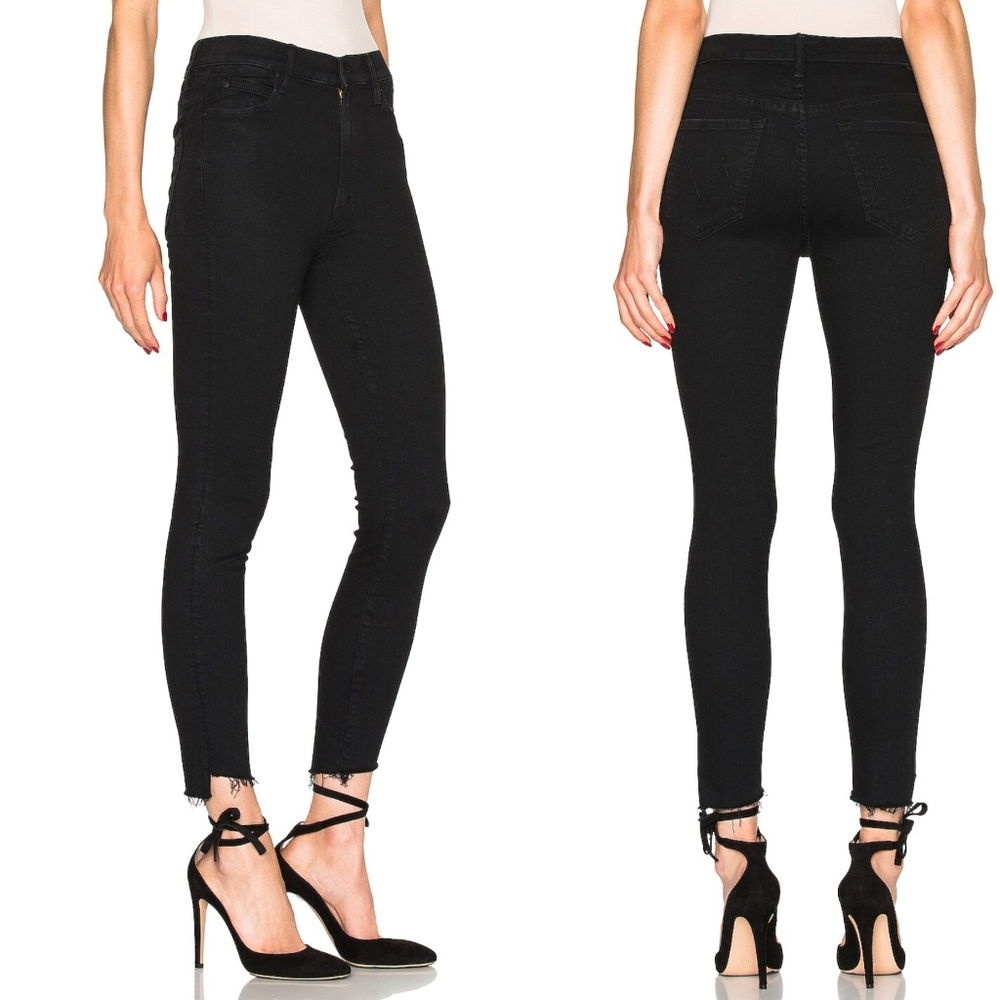 Mother Stunner Zip Ankle Step Fray Not Guilty Jeans Size 25